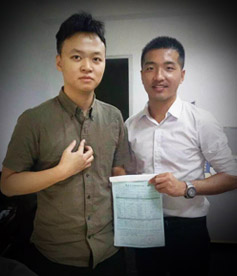 感謝玻璃機械行業簡先生對華企立方的信任與認可，我們定全力以赴，不負使命，幫您把網絡營銷落地。